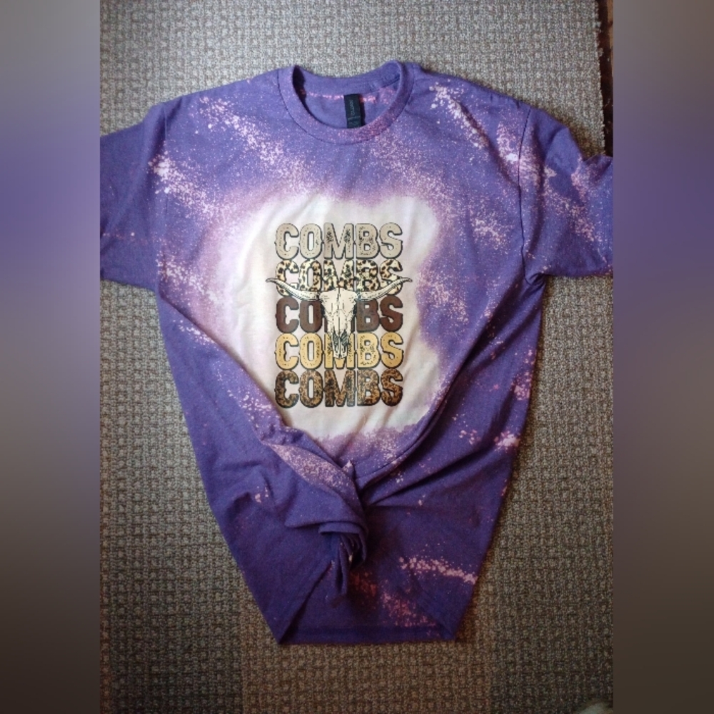 Handmade bleached tshirt